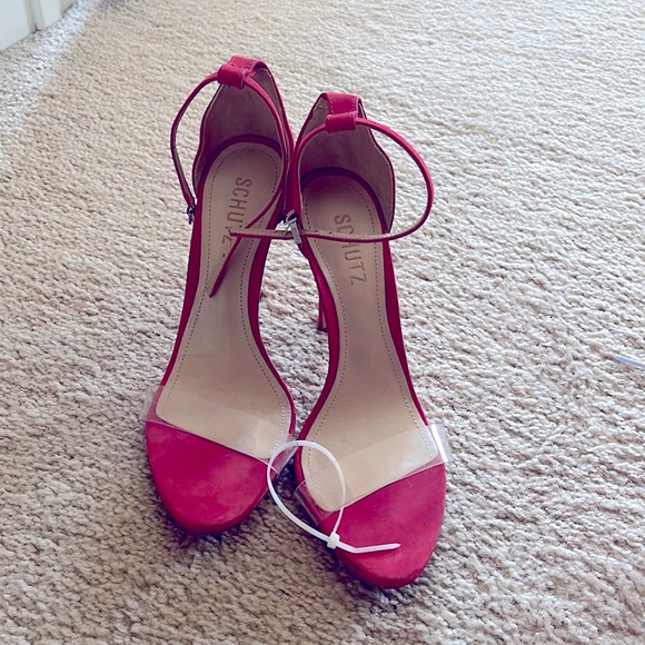 SCHUTZ Shoes - Schultz red suede stiletto